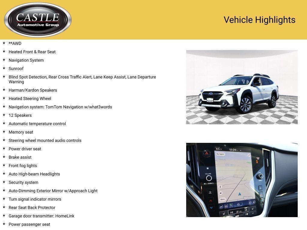 used 2025 Subaru Outback car, priced at $34,977