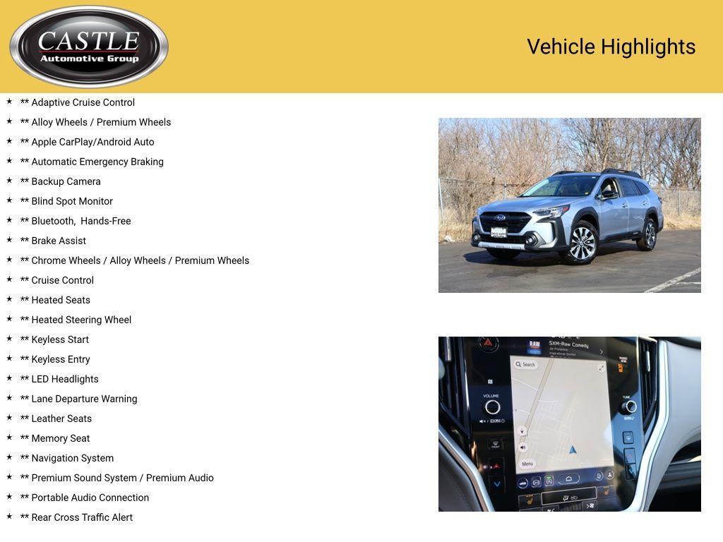 used 2025 Subaru Outback car, priced at $36,171