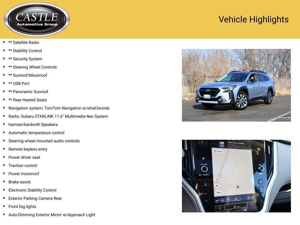 used 2025 Subaru Outback car, priced at $36,171
