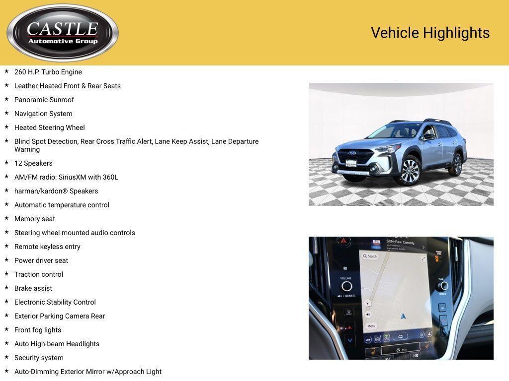 used 2025 Subaru Outback car, priced at $38,571