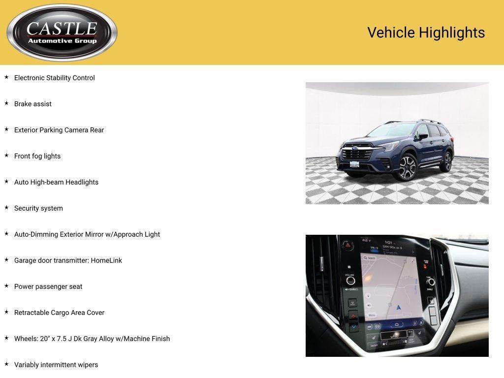 used 2024 Subaru Ascent car, priced at $42,571
