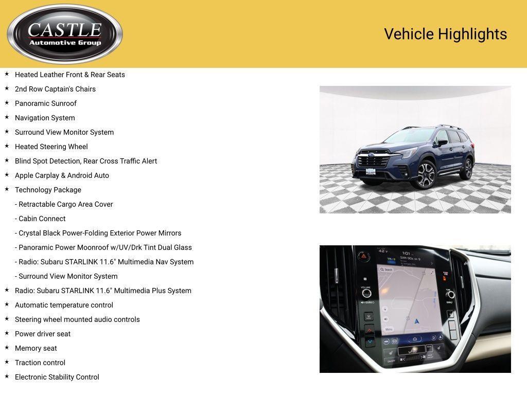 used 2024 Subaru Ascent car, priced at $43,571