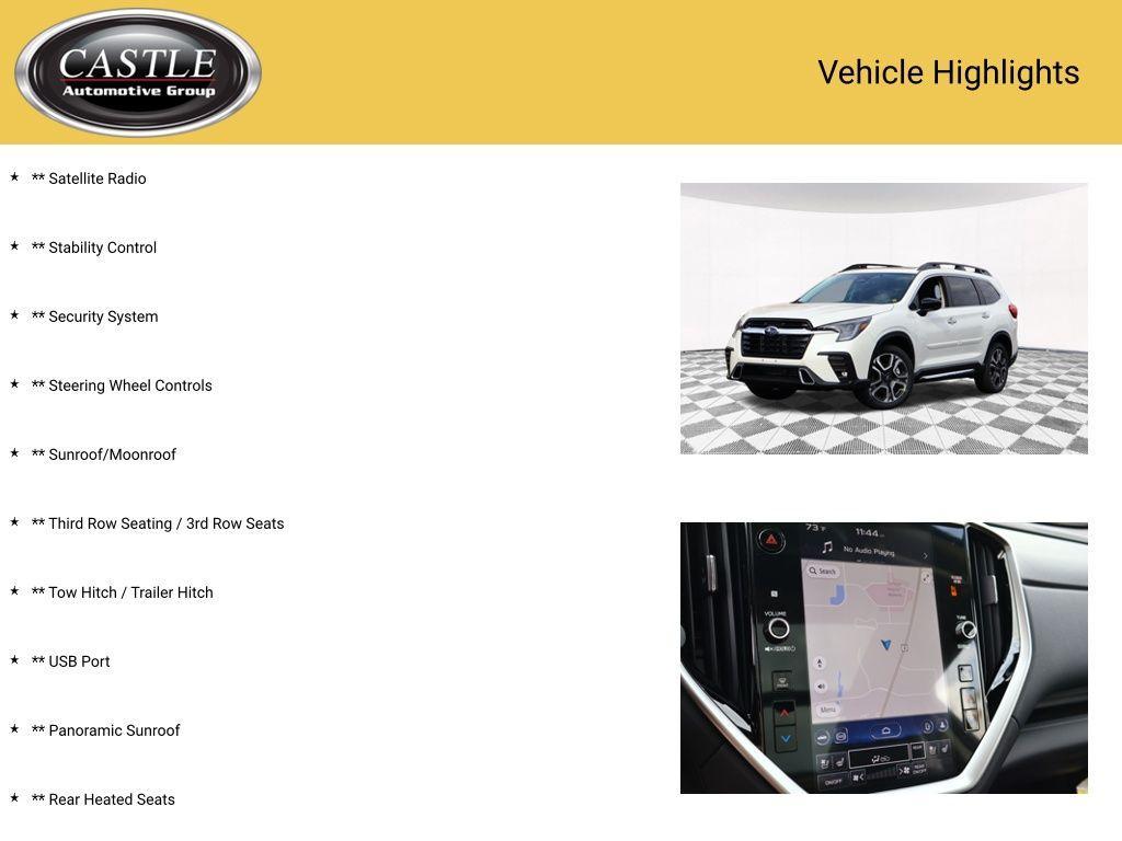used 2024 Subaru Ascent car, priced at $45,971