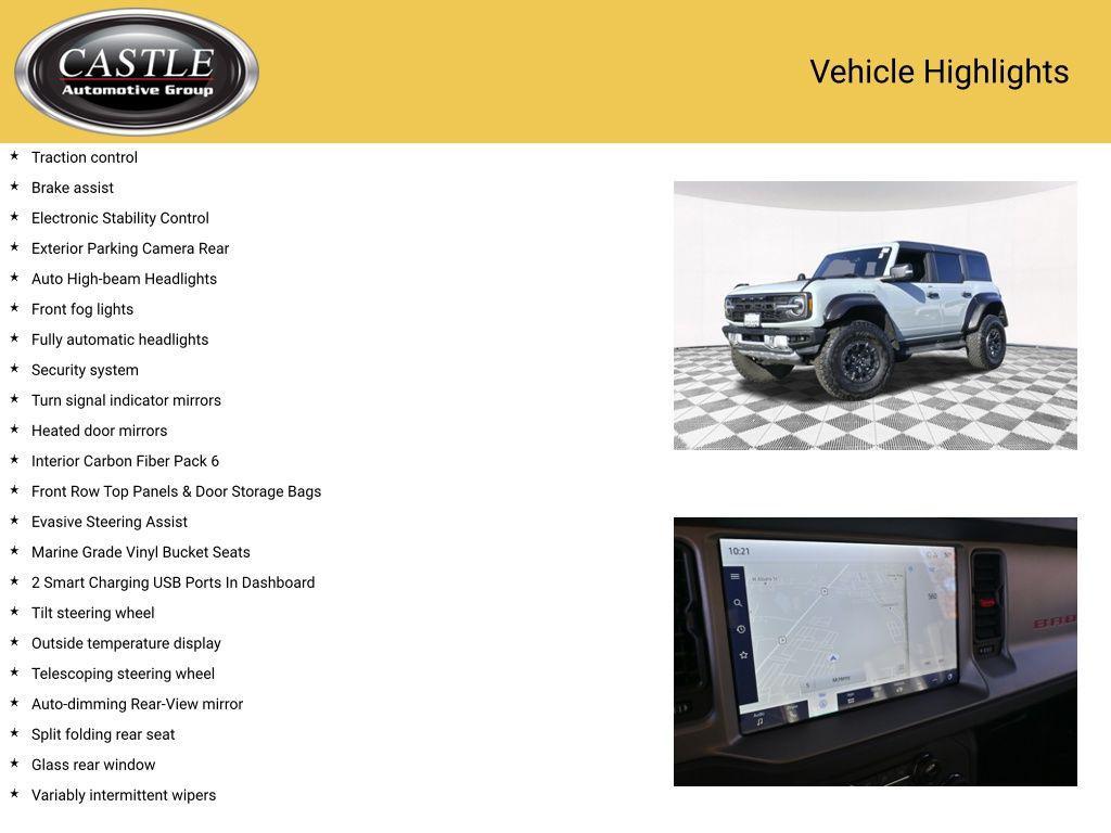 used 2023 Ford Bronco car, priced at $67,897