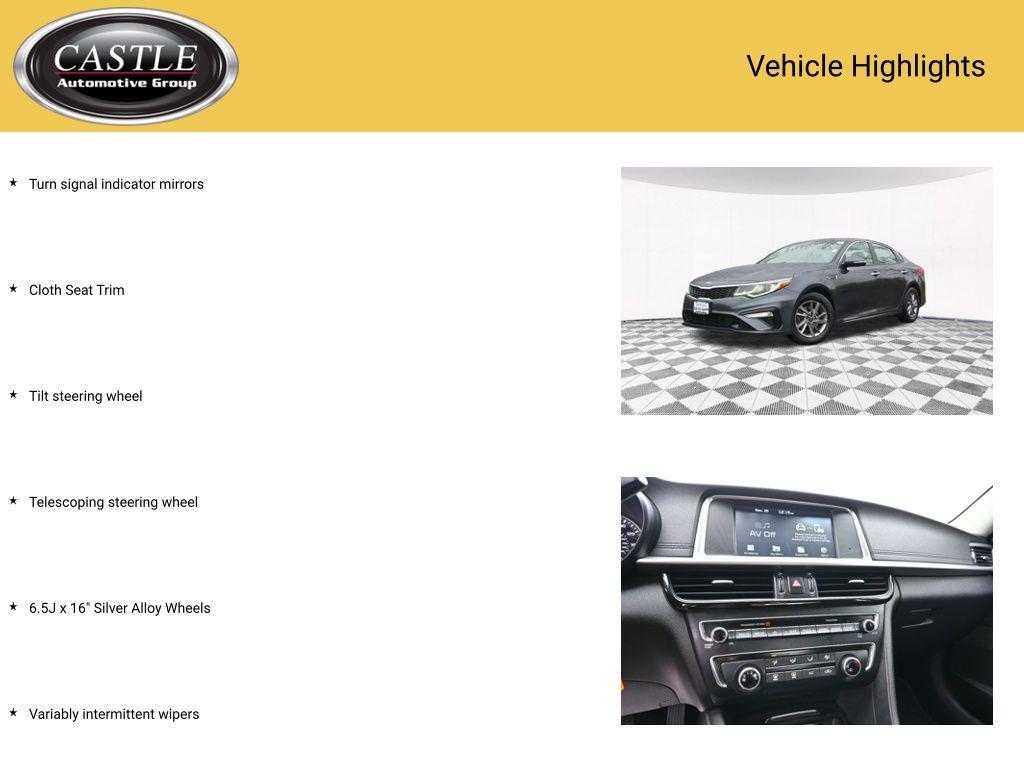 used 2019 Kia Optima car, priced at $12,322