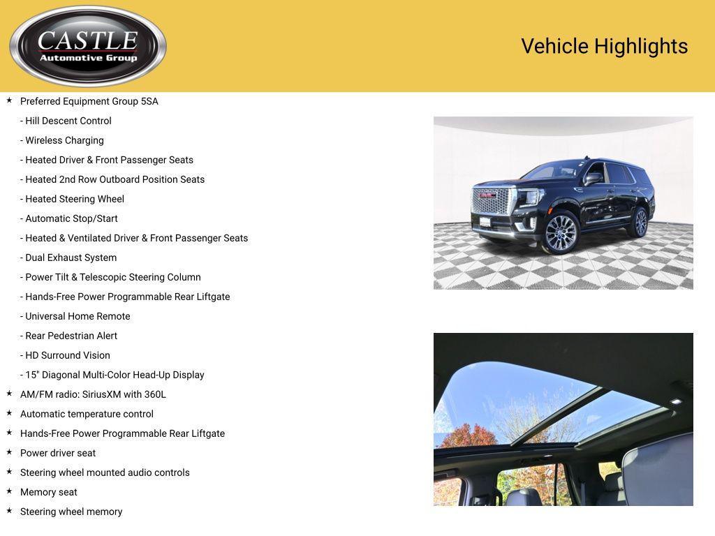 used 2022 GMC Yukon car, priced at $58,658