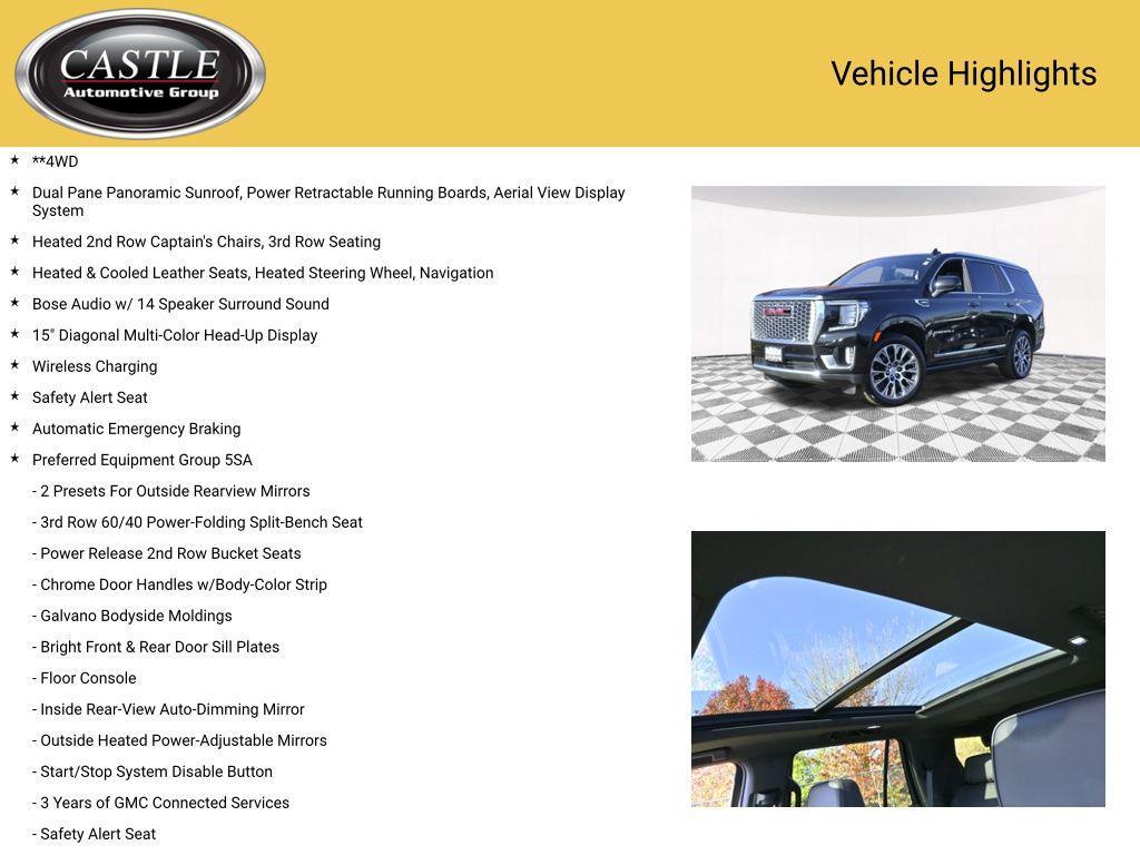 used 2022 GMC Yukon car, priced at $58,658