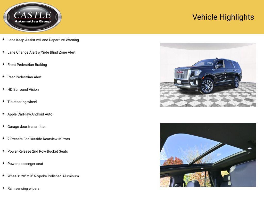 used 2022 GMC Yukon car, priced at $58,658
