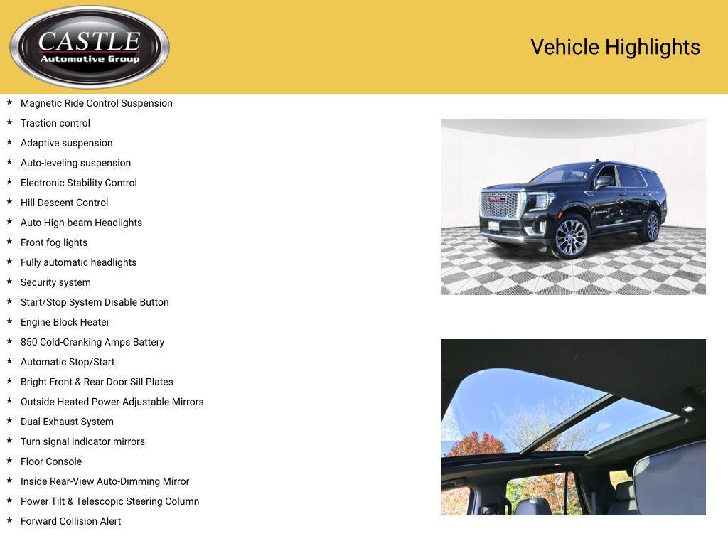 used 2022 GMC Yukon car, priced at $58,658