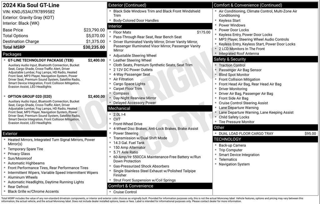 used 2024 Kia Soul car, priced at $22,697