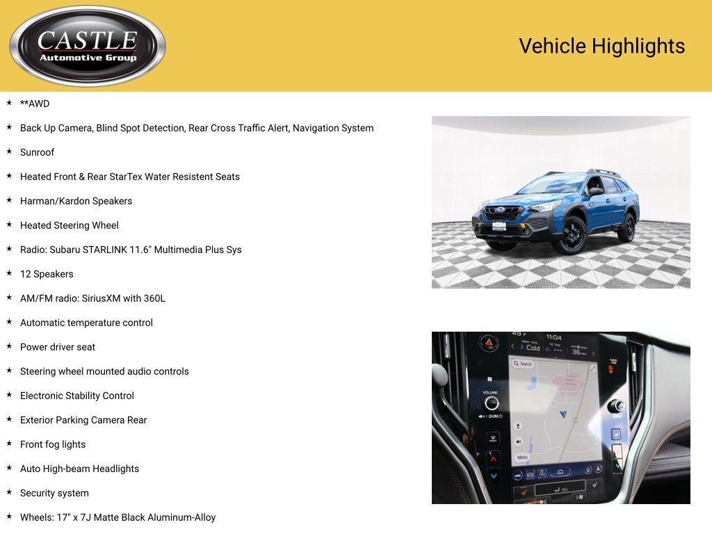used 2025 Subaru Outback car, priced at $39,171