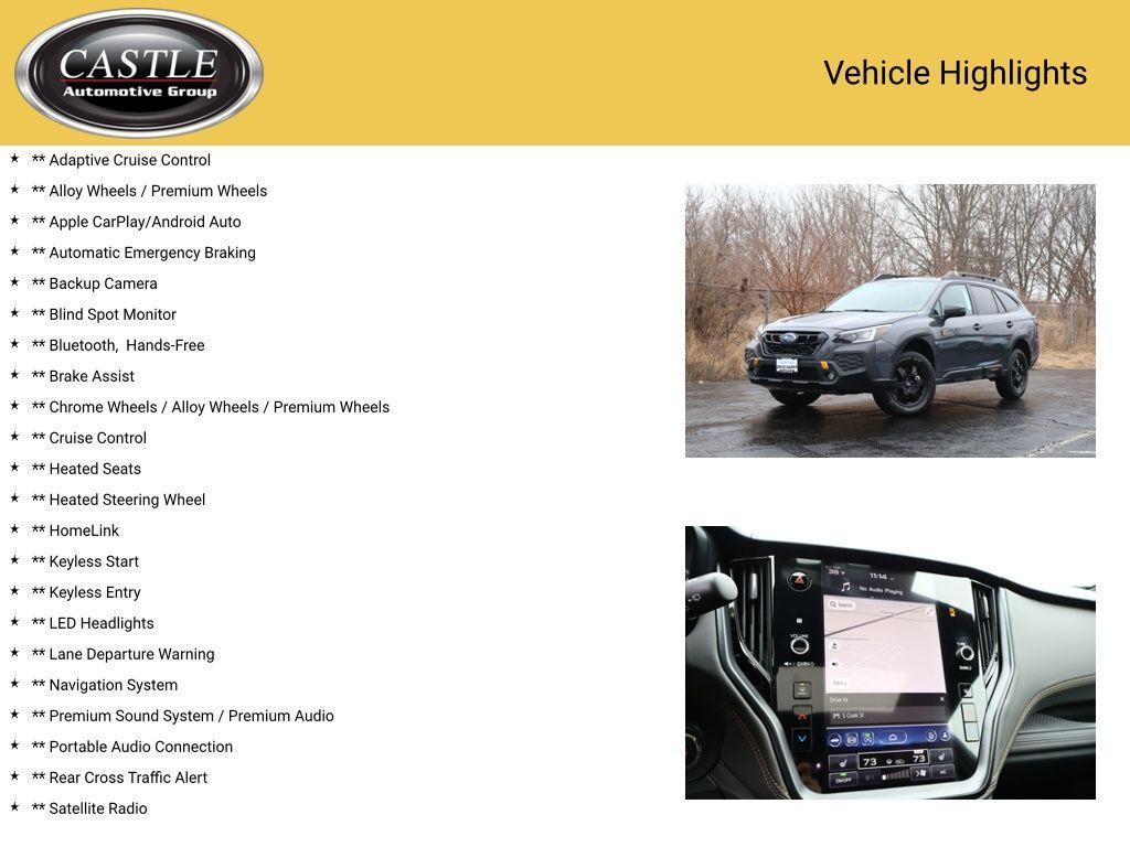 used 2025 Subaru Outback car, priced at $37,140