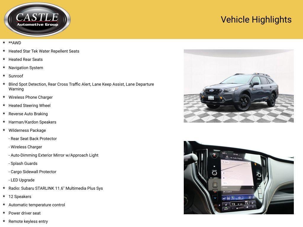 used 2025 Subaru Outback car, priced at $38,971