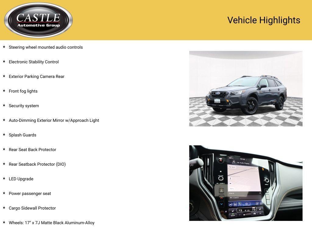 used 2025 Subaru Outback car, priced at $38,971