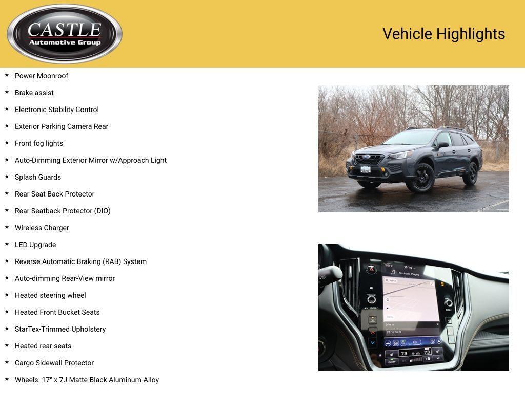 used 2025 Subaru Outback car, priced at $37,140