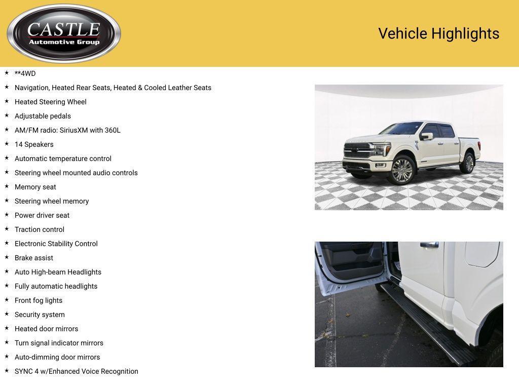 used 2024 Ford F-150 car, priced at $57,920