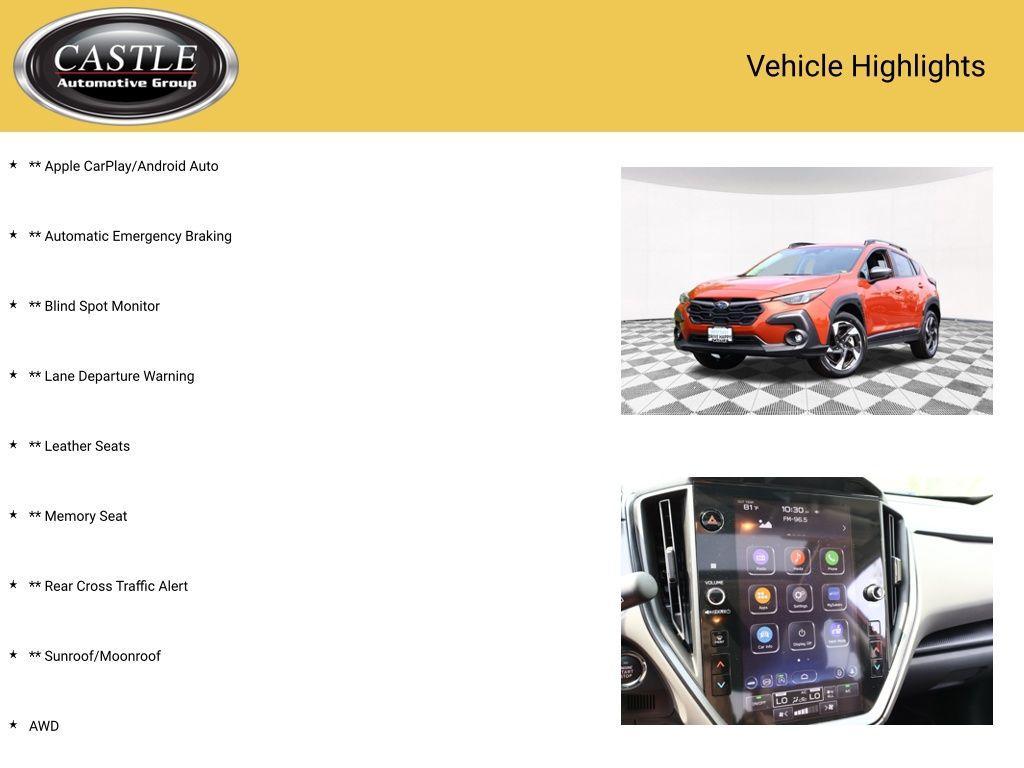 used 2025 Subaru Crosstrek car, priced at $32,671