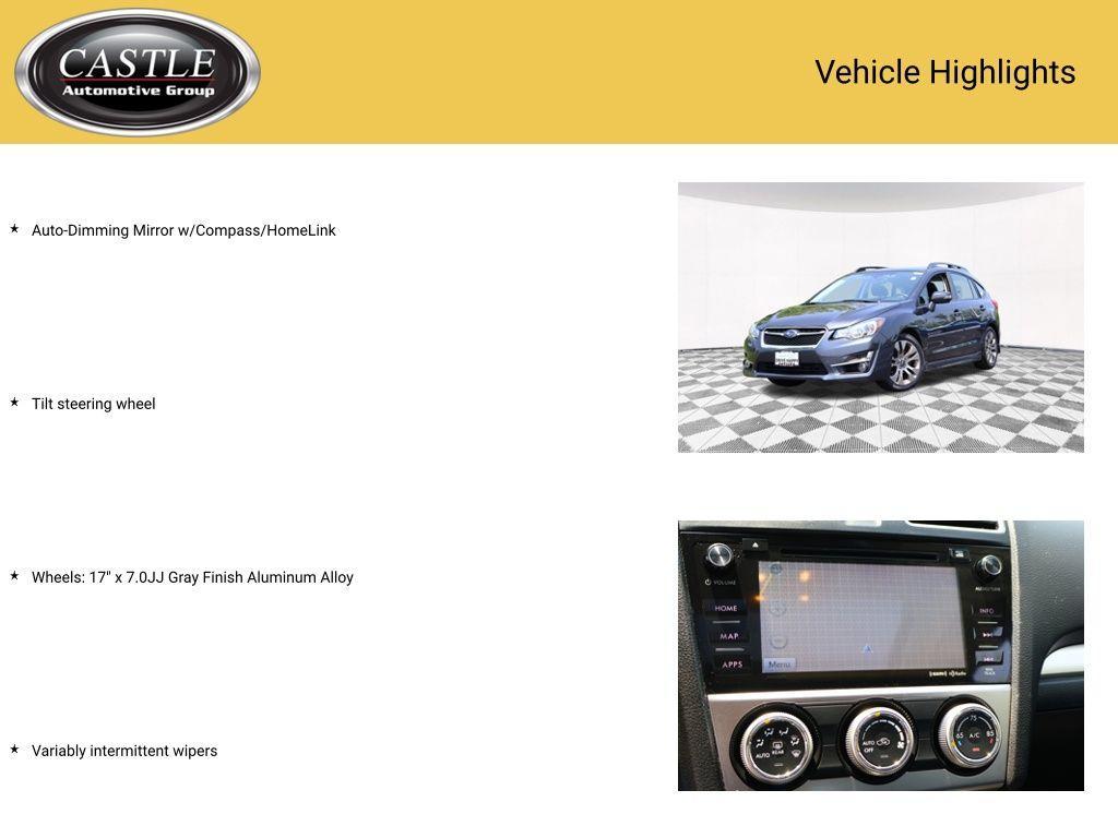 used 2016 Subaru Impreza car, priced at $11,571