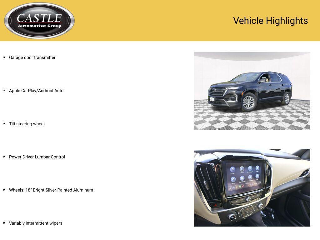 used 2023 Chevrolet Traverse car, priced at $32,491