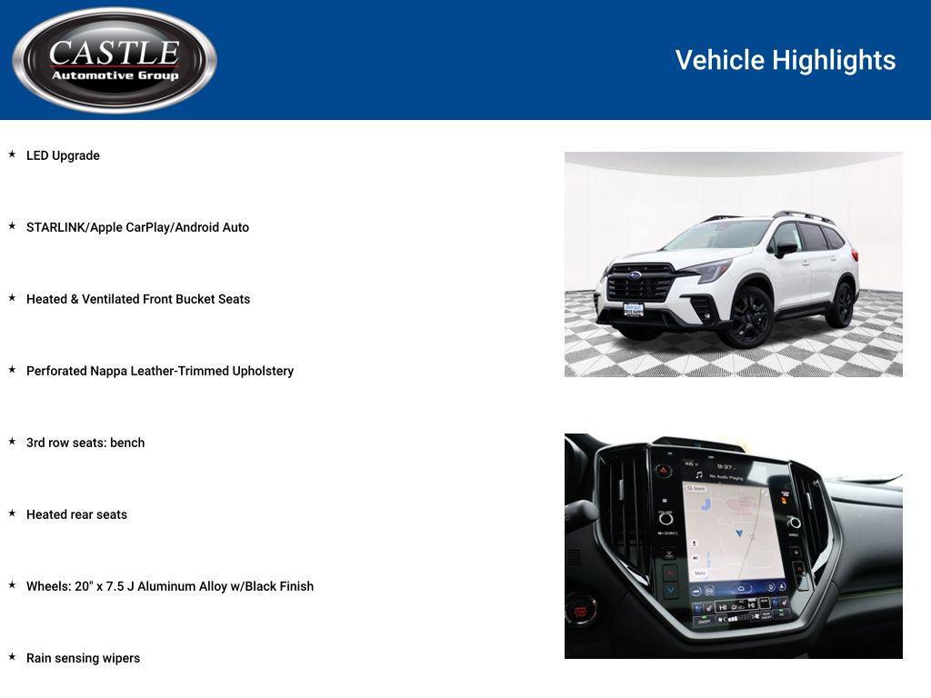 new 2025 Subaru Ascent car, priced at $48,760