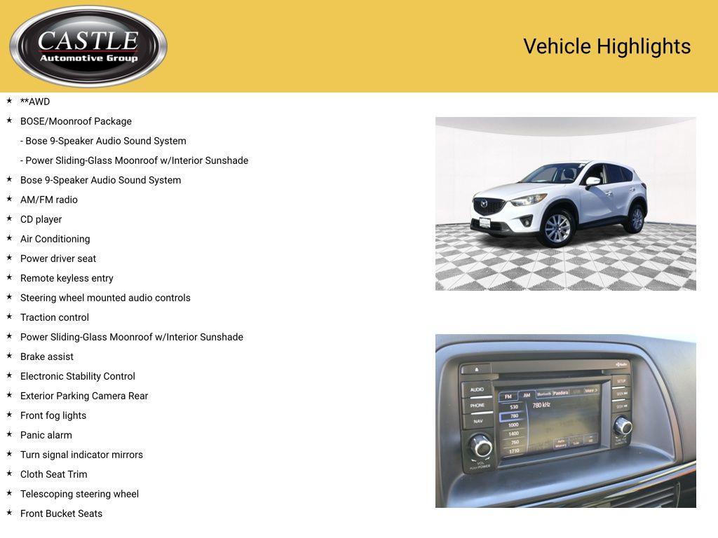 used 2015 Mazda CX-5 car, priced at $10,997