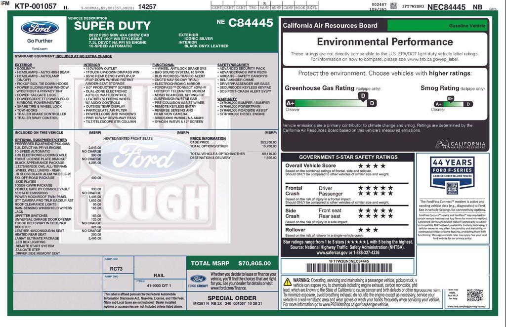 used 2022 Ford F-250 car, priced at $36,845