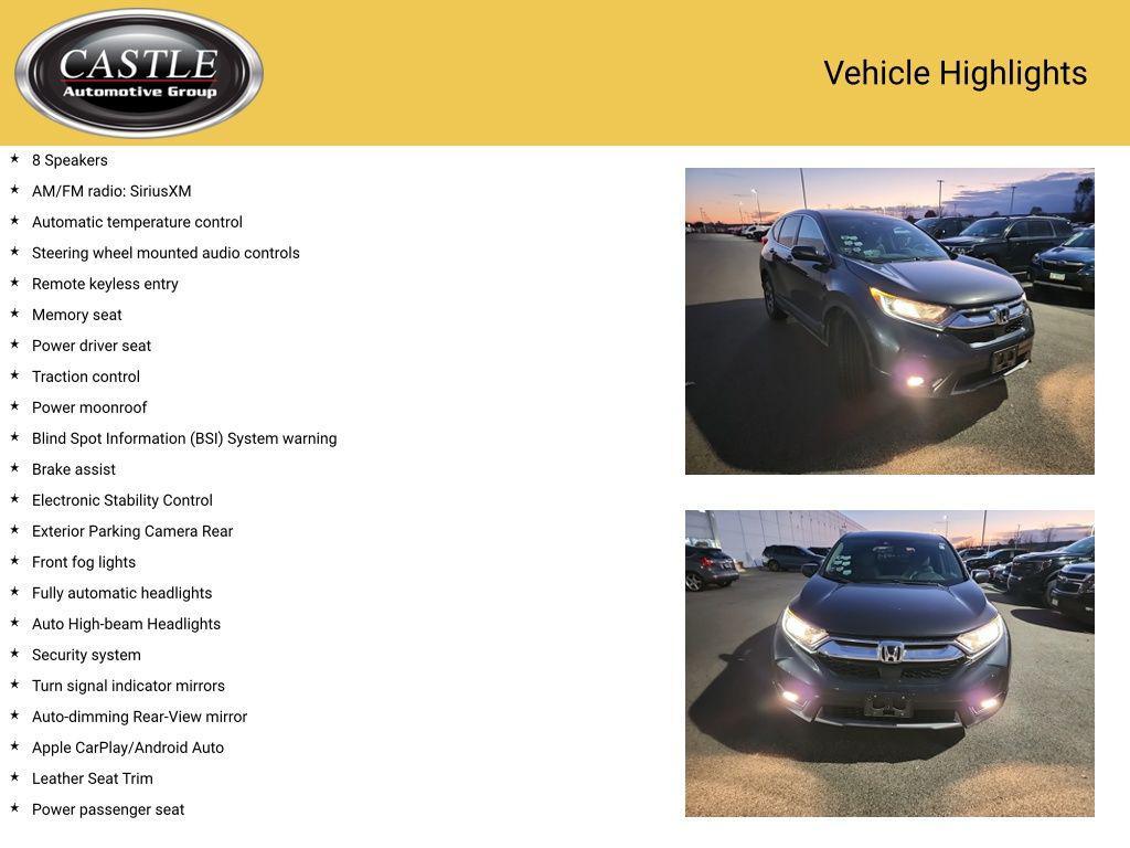 used 2017 Honda CR-V car, priced at $12,999