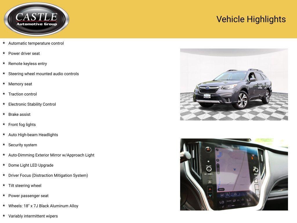 used 2020 Subaru Outback car, priced at $22,371
