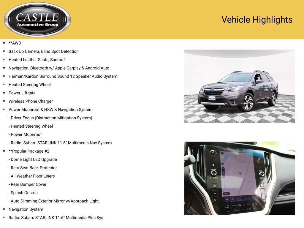 used 2020 Subaru Outback car, priced at $22,371