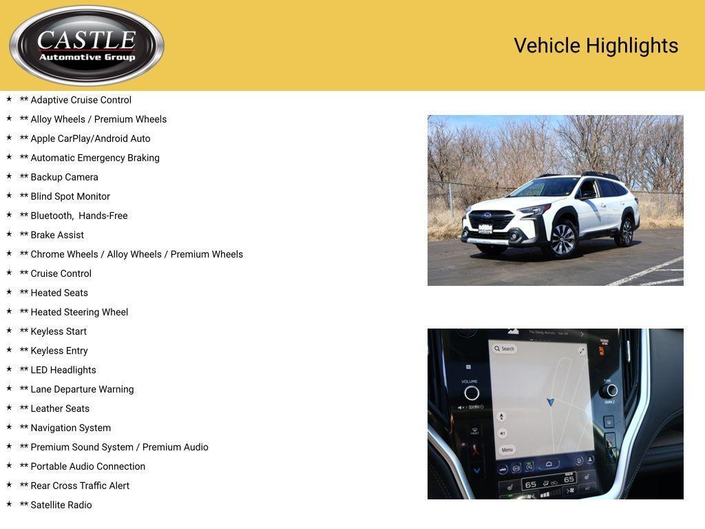 used 2025 Subaru Outback car, priced at $35,393