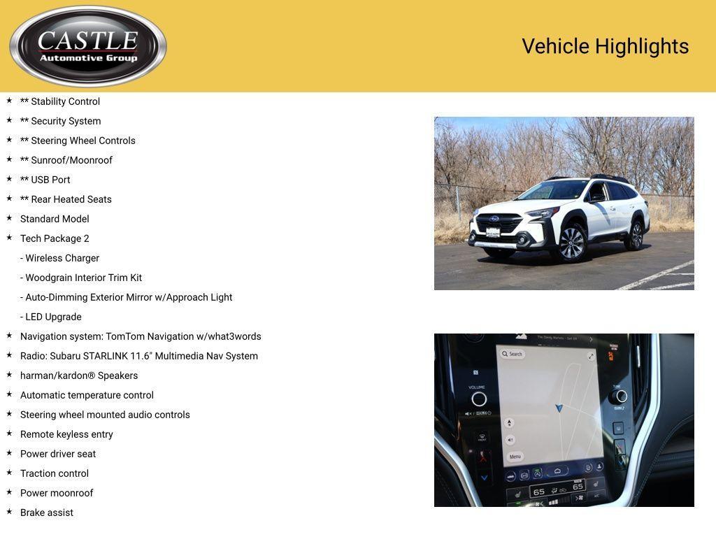 used 2025 Subaru Outback car, priced at $35,393