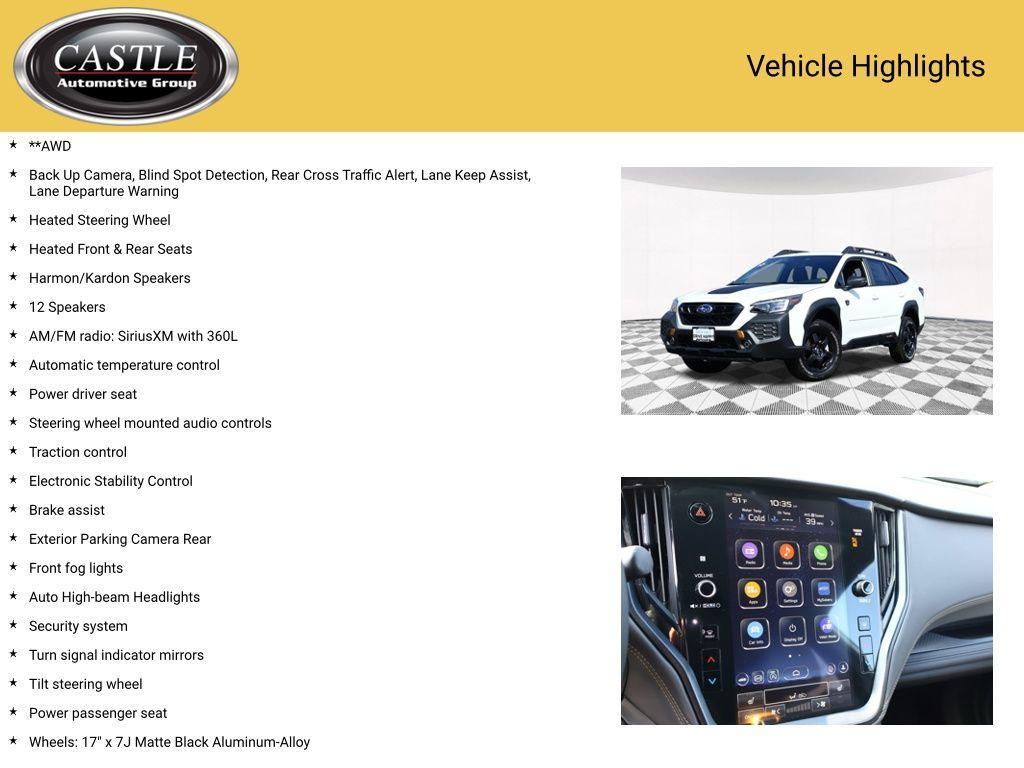 used 2025 Subaru Outback car, priced at $38,571