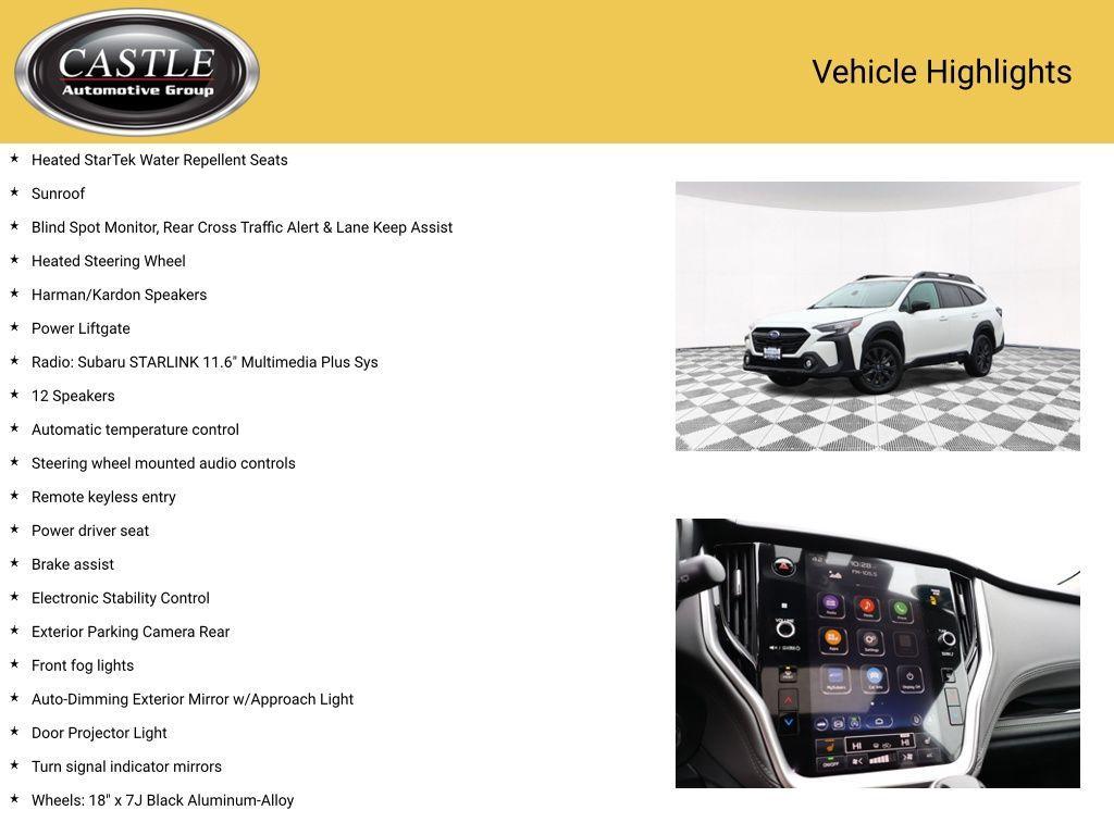 used 2025 Subaru Outback car, priced at $34,771