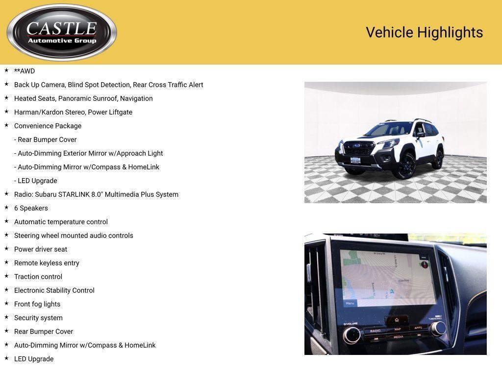 used 2024 Subaru Forester car, priced at $36,571