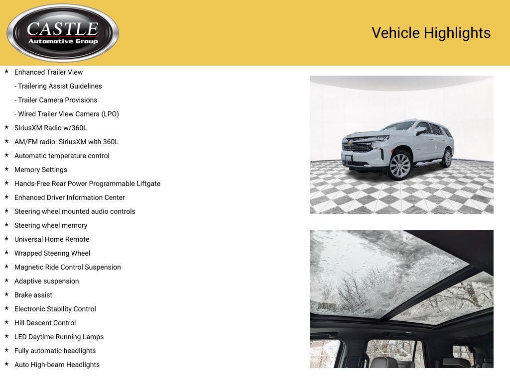 used 2023 Chevrolet Tahoe car, priced at $61,294