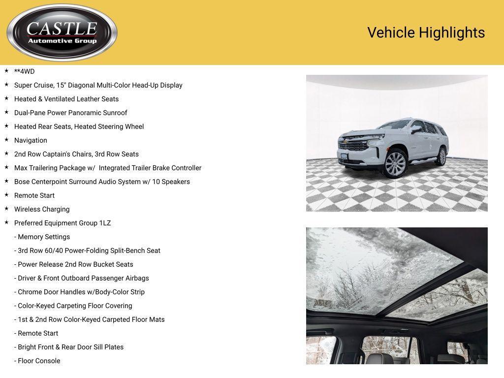 used 2023 Chevrolet Tahoe car, priced at $61,294