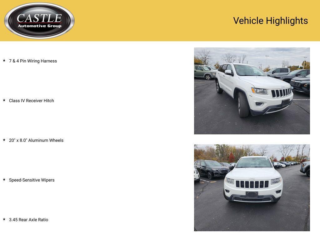 used 2014 Jeep Grand Cherokee car, priced at $12,770