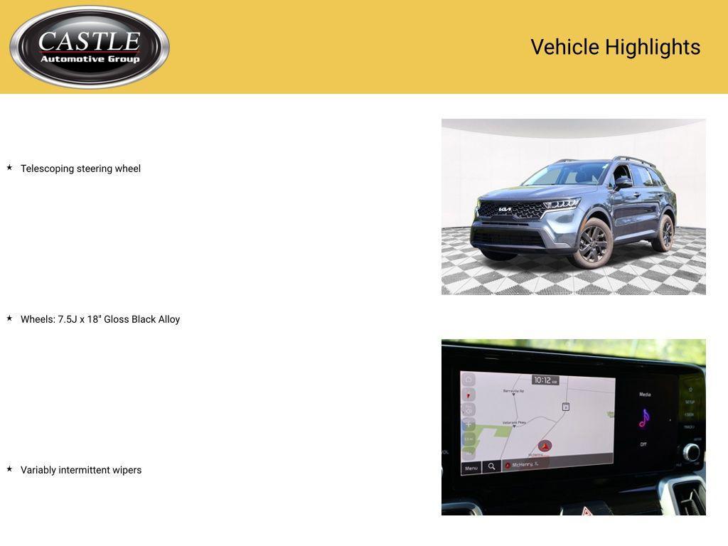 used 2023 Kia Sorento car, priced at $23,250