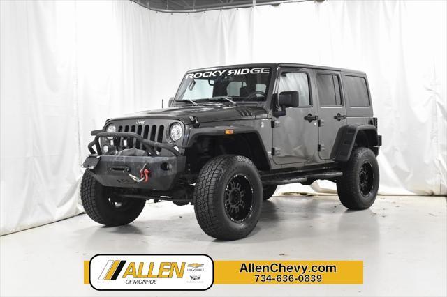 used 2017 Jeep Wrangler Unlimited car, priced at $24,221