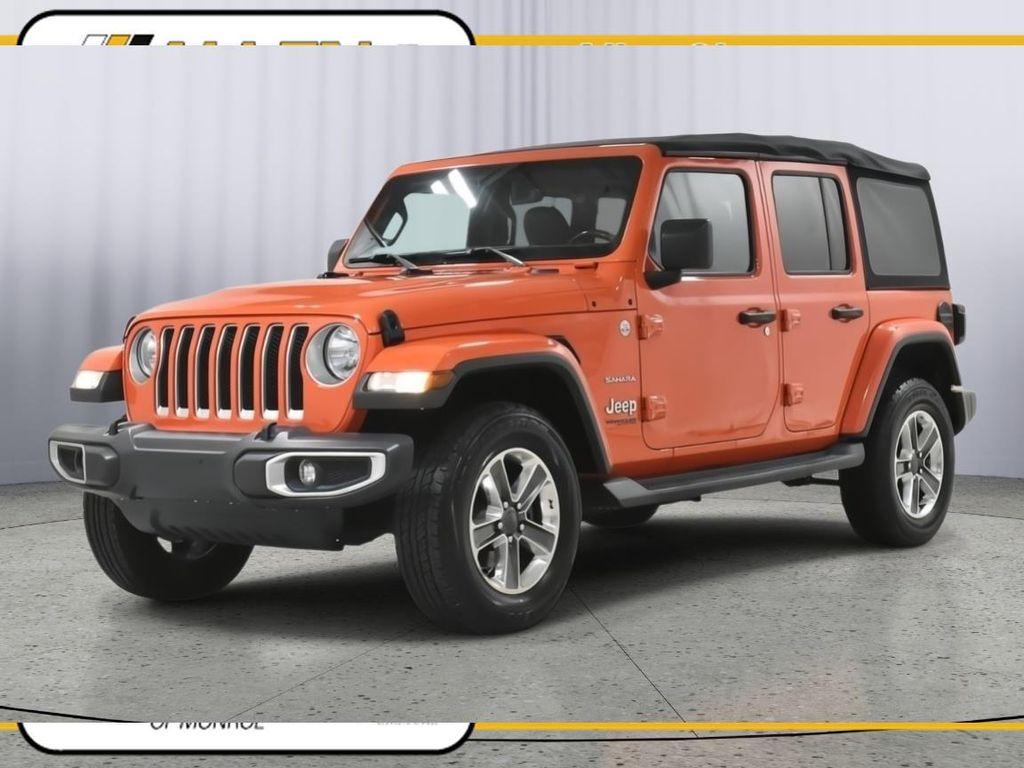 used 2018 Jeep Wrangler Unlimited car, priced at $22,100