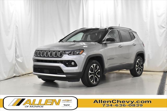 used 2022 Jeep Compass car, priced at $23,190