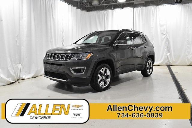 used 2021 Jeep Compass car, priced at $21,630