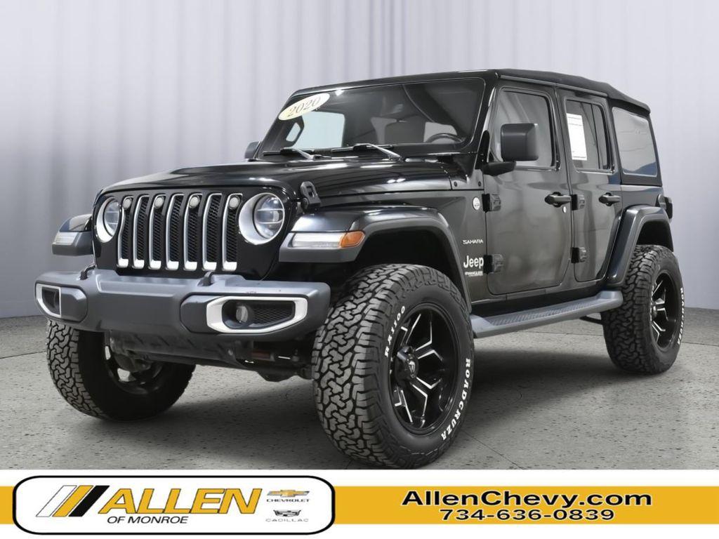 used 2020 Jeep Wrangler Unlimited car, priced at $29,250