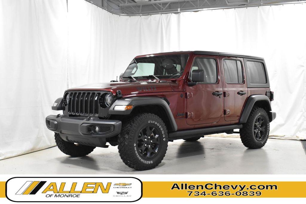 used 2021 Jeep Wrangler car, priced at $26,708