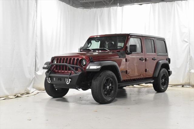 used 2021 Jeep Wrangler Unlimited car, priced at $25,470