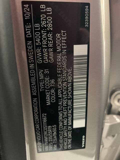 used 2025 Volvo XC60 car, priced at $36,900