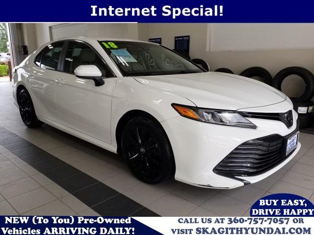 used 2018 Toyota Camry car, priced at $17,787
