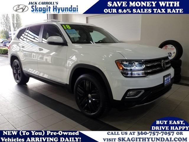 used 2018 Volkswagen Atlas car, priced at $17,822