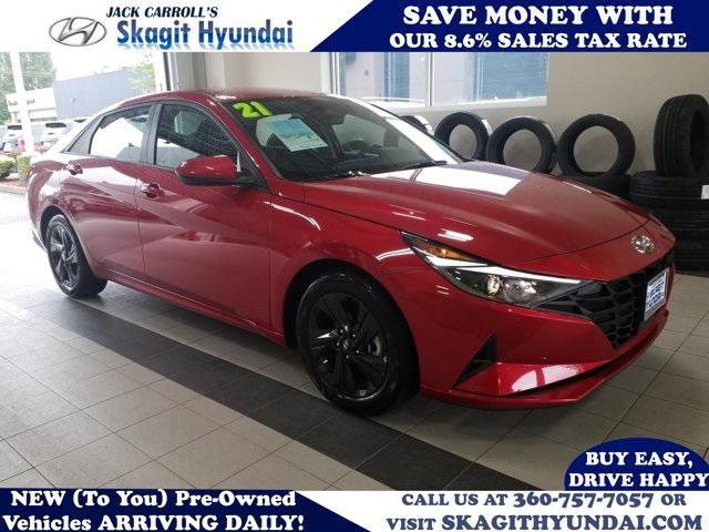 used 2021 Hyundai Elantra car, priced at $18,544