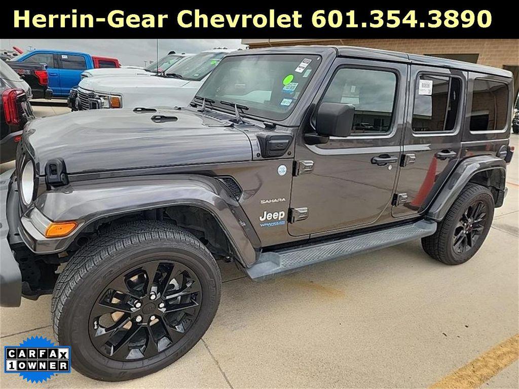 used 2021 Jeep Wrangler Unlimited 4xe car, priced at $33,853